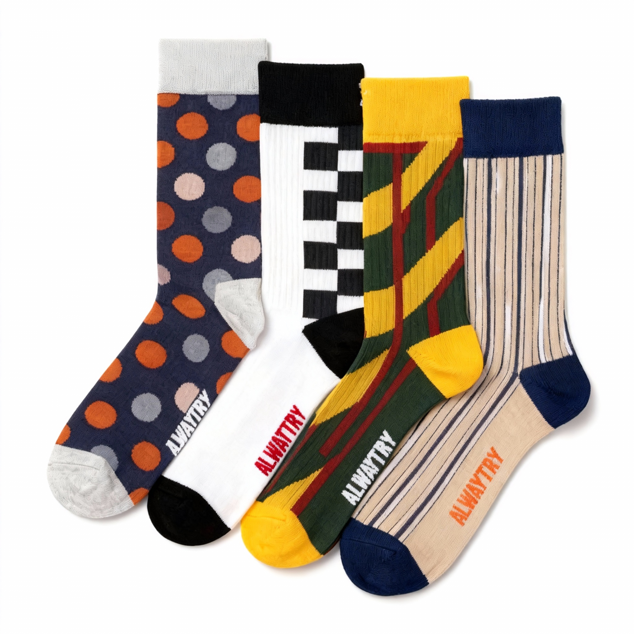 4-Pack Big Dot Socks