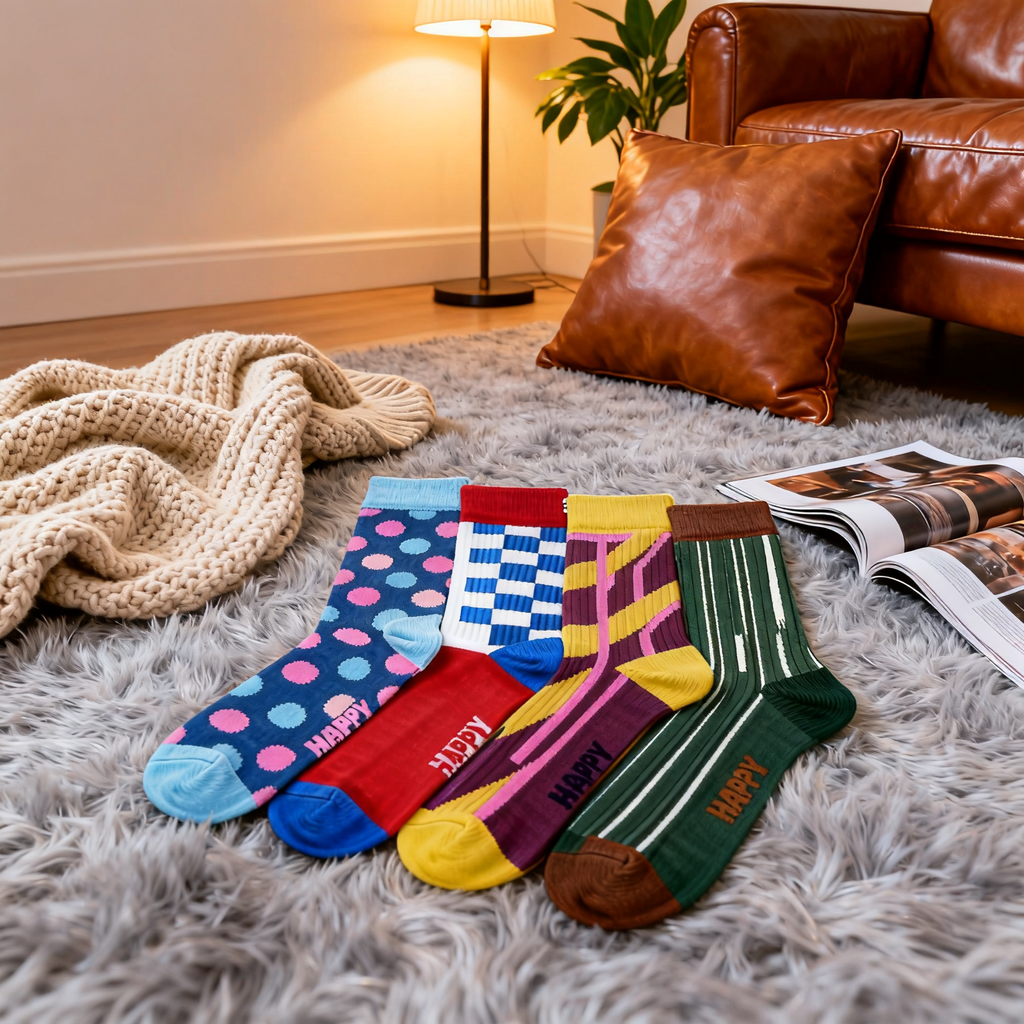 4-Pack Big Dot Socks