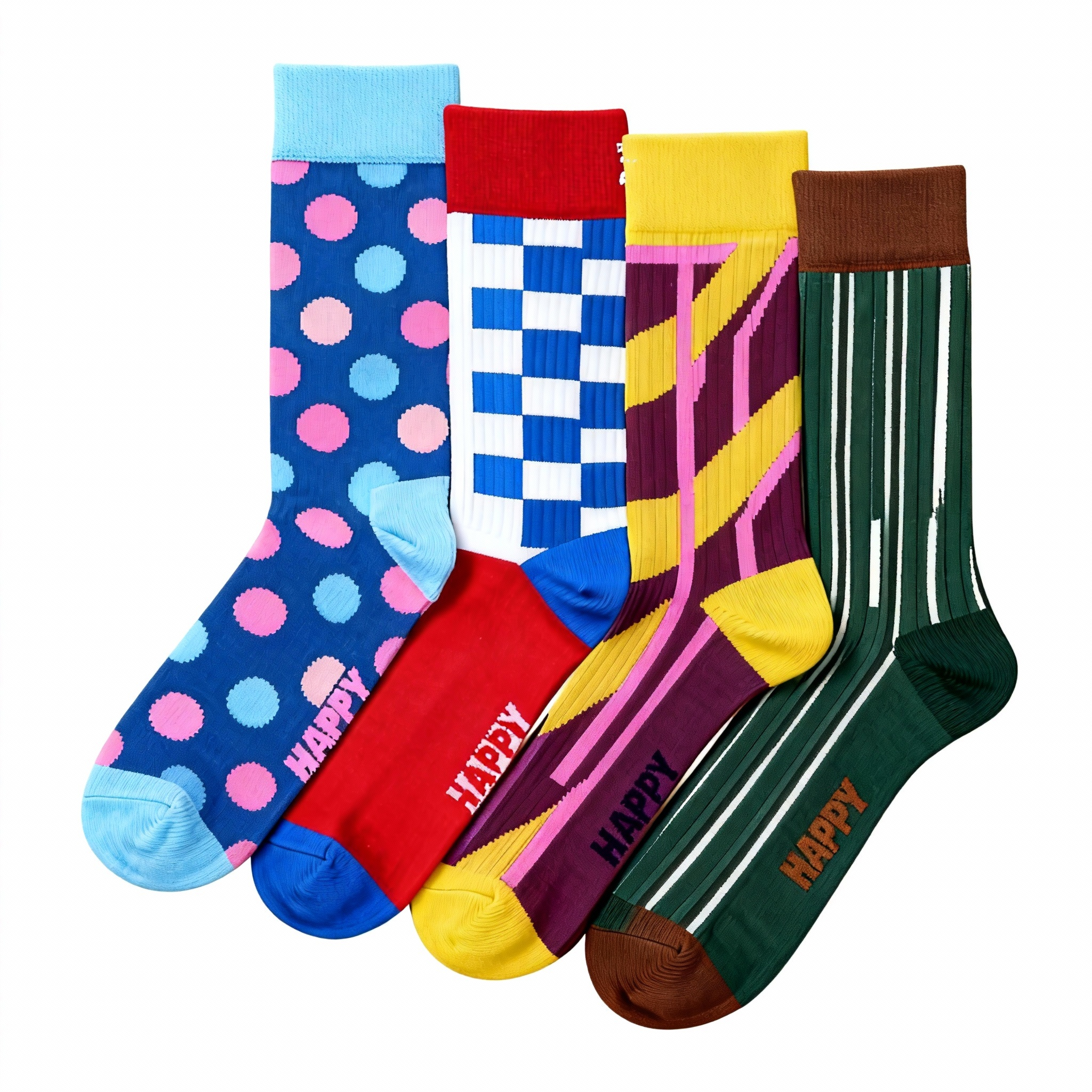 4-Pack Big Dot Socks